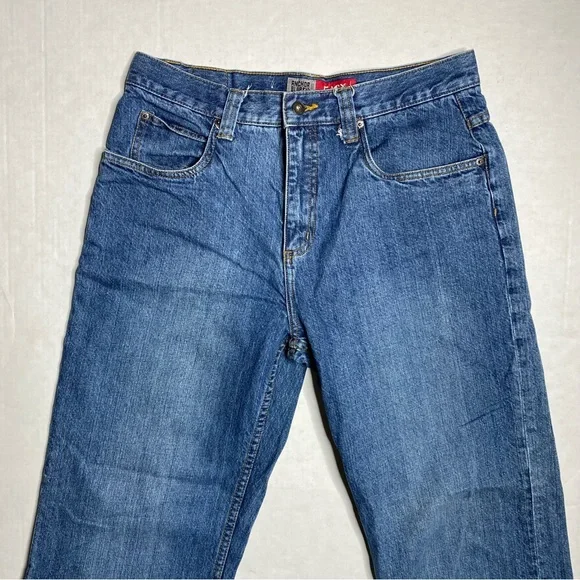 Y2K Anchor Blue Easy Fit Jeans